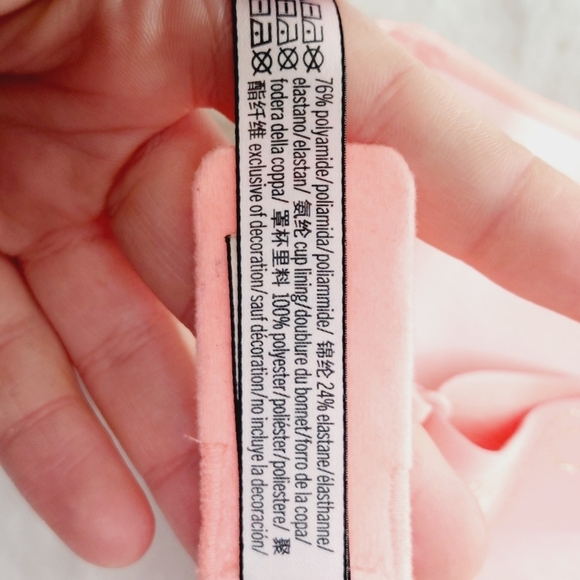 Victoria's Secret Pink Peach The T-Shirt Lightly-Lined Seamless Bra P4633 - Picture 8 of 9